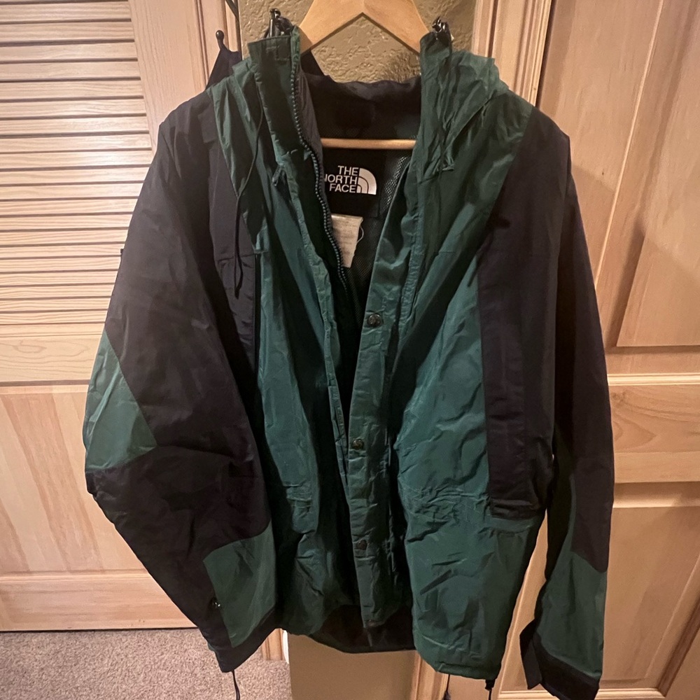 Mens North Face Gore Tex Parka Green XL